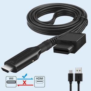 Wii 호환-HDMI 호환 변환기 어댑터 모니터용 Wii 호환2hdmi 케이블