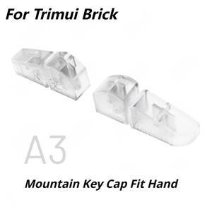 TRIMUI BRICK 투명 백 키캡세트 교체 3 높이 콤보 게임 액세서리