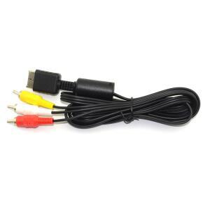 PS2 콘솔용 1.8m AV 케이블 PS2/PS3 호환용 일반 RGB HD