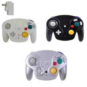 GameCubes 용 게임 컨트롤러 NGC 콘솔 2.4GHz 어댑터 포함 닌텐도 호환 조이스틱 무선 패드 Manette