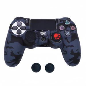 플레이 스테이션 4 PS4 호환 게임패드 컨트롤러 용  실리콘 쉘 보호 커버 케이스  그립 캡 조이스틱 액세서