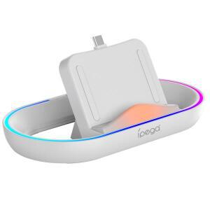 RGB 조명 충전 도크 케이블이 스탠드 스테이션 소니 호환 포털 PS5 호환