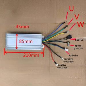 DC12V-24V 브러시리스 모터 컨트롤러 DC 레귤레이터 속도 3 상 고출력 드라이버용 800W 40A 210x85x45mm