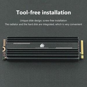 M.2 SSD 방열판 쿨러 열 냉각 패드 알루미늄 2280  스테이트 하드 디스크 라디에이터 방열판