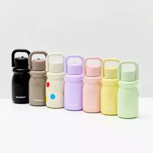 국산 고급 원터치 밀크텀블러 보온병 430ml 8color