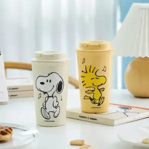 스누피 텀블러 찰리 루시 우드스탁 캐릭터 물병 물컵