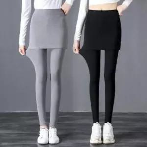 [룽스_62]LEGGINGS 레깅스 치마 일체형 스타킹 치깅스