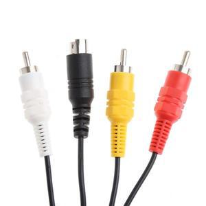 AV TV SVideo 케이블 닌텐도 호환 Gamecube 64 SNES NGC 게임 액세서리 1.8M/6ft