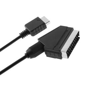 1.8m TV AV 연결 게임 케이블 RGB SCART 비디오 PS PS3 호환 콘솔용