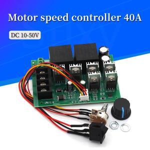 DC 10-50V 40A 모터 속도 컨트롤러 PWM 12V 24V/36V/48V 반전 스위치 CW 양방향 펄스 드라이버