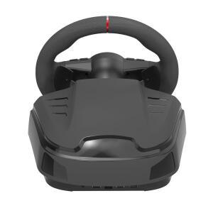 270도 게임용 Simracing 자동차 페달 스티어링휠 진동 컨트롤러 PC PS3 호환 스위치 XBOX 호환 호환 One  X