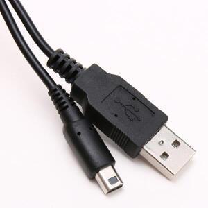 1M USB 충전 케이블 데이터 동기화 와이어 전원 닌텐도 호환 2DS 3DS XL용