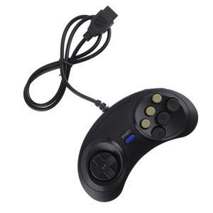 클래식 유선 조이패드 핸들 게임 컨트롤러 SEGA MD2 메가 드라이브 액세서리 범용 원격제어 6 버튼