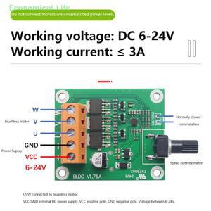 DC 브러시리스 모터 제어 보드 6V 12V 24 볼트 CD 드라이브 선풍기 거버너 DIY 액세서리