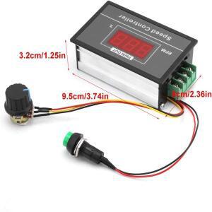 DC 6-60V 12V 24V 36V 48V 30A PWM 모터 속도 컨트롤러 레귤레이터 시작 정지 스위치