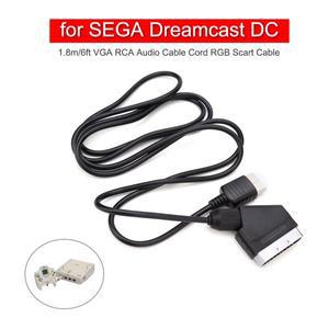RGB Scart 케이블 교체 게임 SEGA Dreamcast DC용 연결 이미지 선명도 개선