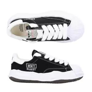 [미하라야스히로] 남녀공용 블레이키 OG 로우 스니커즈(A08FW735 BLACK)