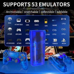 4K TV 게임 스틱 GS5 비디오 콘솔 64G 내장 30000가지 무선 컨트롤러 게임패드 레트로 휴대용