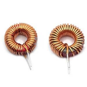 T80-2 20mm 7UH 10UH 22UH 0.8mm 1mm 와이어 수직 적색-회색 원형 토로 이달 코일 필터 초크 디지털 전력