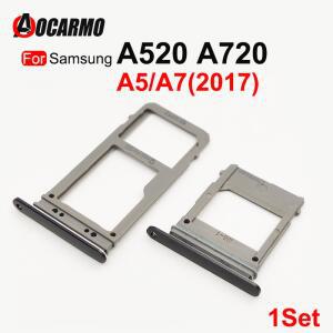 유심트레이 유심 보관 케이스 AOCARMO SIM 카드 A5 슬롯 리더 A720 호환 A520 2017 삼성제품 듀얼 A7 홀더 트레이 SD