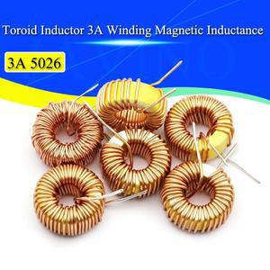 5-50피스5026 토로이드 인덕터 3A 전력 인덕턴스 22uH-470uH LM2596 DC-DC 컨버터용 페라이트 코어 고효율