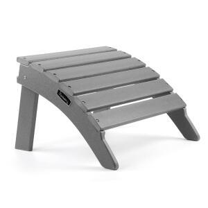 FUNBERRY 접이식 ADIRONDACK 오토만 HDPE 전천후 야외 쉬운 발판 야외용 오토만 받침대 보관 풋스툴 파티오