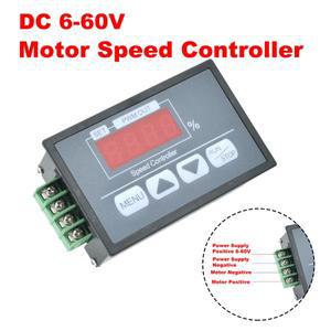 DC6-60V 30A PWM 전동 속도 레귤레이터 전력 컨트롤러 디지털 슬로우 스타트/스톱 회전 시간 조절 가능