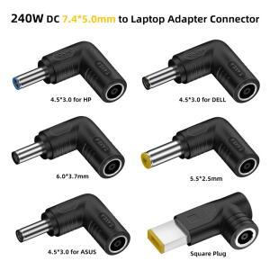 노트북 전원 어댑터 커넥터 hp 호환 dell호환 ASUS호환 lenovo호환 용 240W DC 잭 7.4x5.0mm 암-4.5x3.0mm