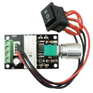 DC 6V 12V 24V 28V 3A 전동 속도 컨트롤러 PWM 가변 드라이버 정방향 역방향 스위치 CW
