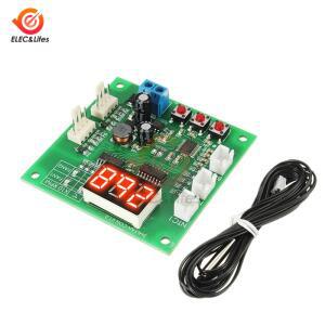 DC 12V 24V 4 선 PWM 팬 디지털 온도 컨트롤러 전동 속도 LED 디스플레이 서모 스탯 레귤레이터 방열판