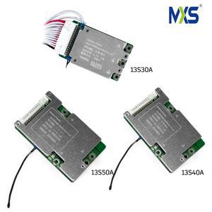 리튬 배터리 BMS 전기 자전거 및 스쿠터 팩용 10S 13S 14S 36V 48V 52V 보호 보드 옵션 25A/30A/40A/50A
