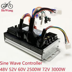 사인파 3모드 컨트롤러 48V 52V 60V 72V 2000W 전기자전거 브러시리스 전동 DC 50A 스쿠터