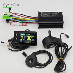 전기 스쿠터 자전거 전자 수리 36V 48V 60V 500W 25A 사인파 브러시리스 전동 컨트롤러 S866 컬러 LCD 디스