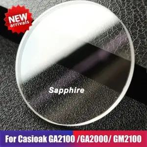 카시오 GA2100 GAB2110 시계 미네랄 평면 유리 크리스탈 사파이어 마스크 렌즈 남성 수리 부품 액세서리