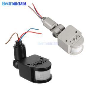 DC 12V 모션 센서 탐지기 검출기 파인더 자동 적외선 PIR 180 회전 야외 제어 전등 스위치