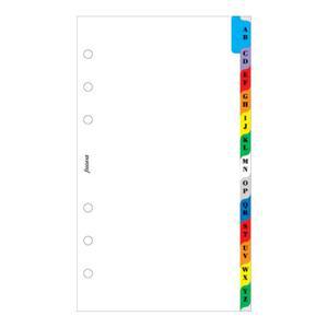 FILOFAX 개인 개인용 컴팩트 오거나이저용 글자 인덱스 컬러 B131608