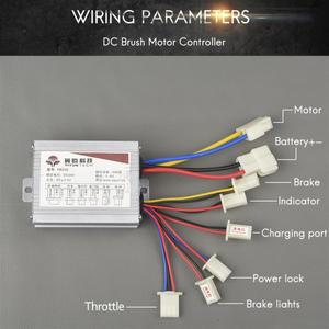 24V/36V/48V 500W YIYUN YK31C E 스쿠터 액세서리 용 브러시 컨트롤러 전기 자전거 제어 속도 전동
