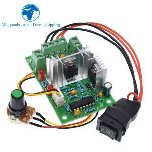 TZT 10V 12V 24V 36V PWM DC 컨트롤러  포지티브 반전 스위치 포함 전동 속도 150W 용