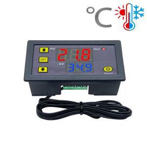 W3230 릴레이 출력 디지털 온도 컨트롤러 -55~120C 조절기 가열 냉각 제어 스위치 10A 220V/20A 12V