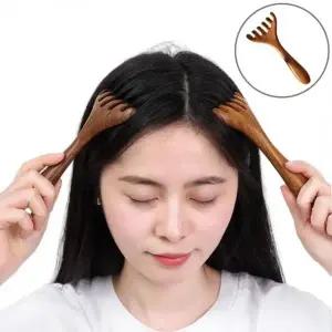 마사지기 괄사빗 머리 얼굴 마사지 지압 두피 관리 헤