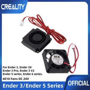 Creality Original 4010 팬 40x40x10MM DC 24V 압출기 핫 엔드 및 Ender 3 Pro 3D 프린터용 터보