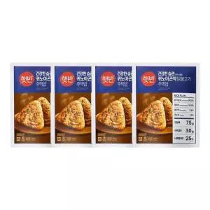 [CJ]햇반 퀴노아곤약 닭불고기 주먹밥 400g x4개