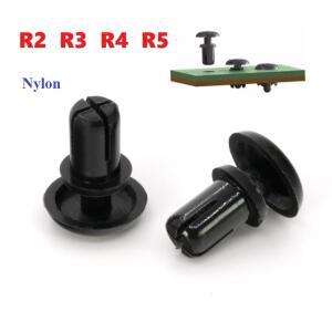 검정색 나일론 리벳 프레스  플라스틱 R자형 PC 보드 버클 R2/R3/R4/R5