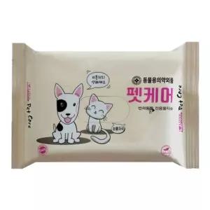 강아지 펫케어 물티슈 20매 1P 피톤치드 위생티슈