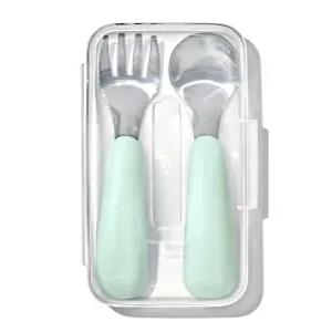 OXO 토트 온 더 고 포크 및 스푼 세트 - 오팔