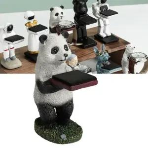 오너클랜 시계 스탠드 시계거치대 받침대 보관함 캐릭터 PANDA BEAR 시계 진열대 시계받침대
