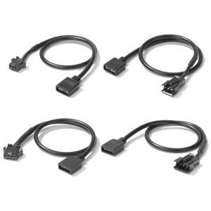 30cm 컴퓨터 마더보드 LED 라이트 스트립 변환 케이블 교체 5V 3핀 / 12V 4핀 RGB 어댑터