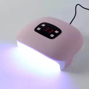 셀프 패디큐어 타이머 레진아트 레진공예 LED 경화기 핑크 UV