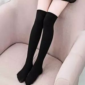 검정스타킹 중목스타킹 검정 반삭스 스타킹 양말 여자
