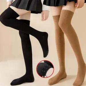 흠러내림 벗겨짐 방지 여성 실리콘 하이 니삭스 양말